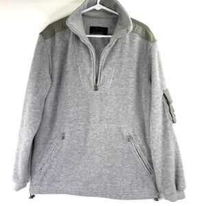 Bogner Men's Grey Fleece Pullover Sweater Size Medium
